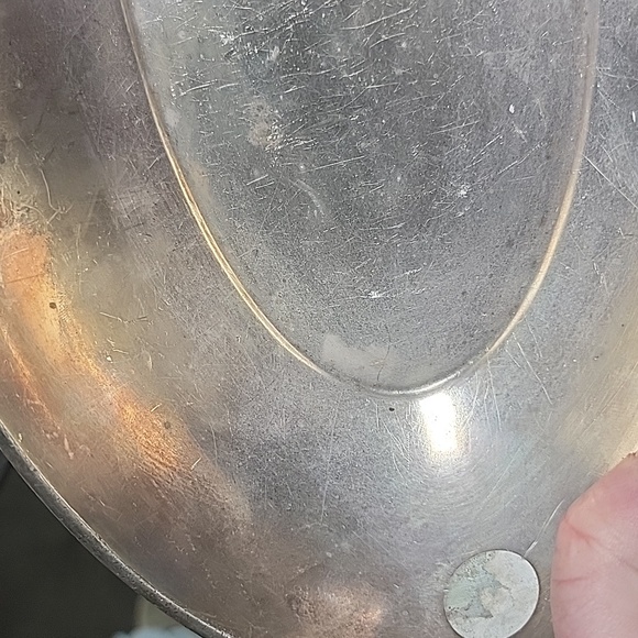 1942 USN international silver serving tray - Picture 6 of 8